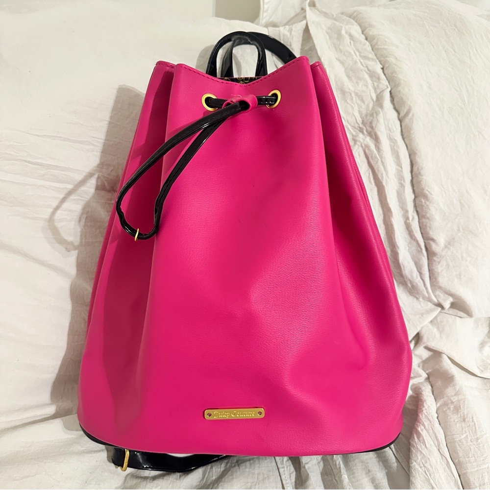 Juicy Couture Y2K Drawstring Bucket Backpack